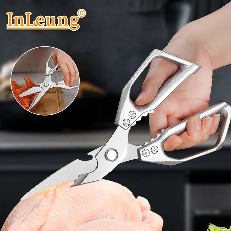 Heavy-Duty Kitchen Shears | Stainless Steel Poultry Scissors Kitchen Shears Axl