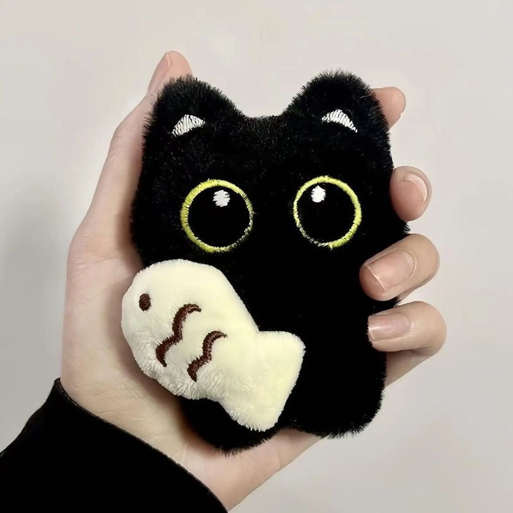 Cute Cat Plush Keychain – Stuffed Animal Keyring for Bags Plush Keychain Axl