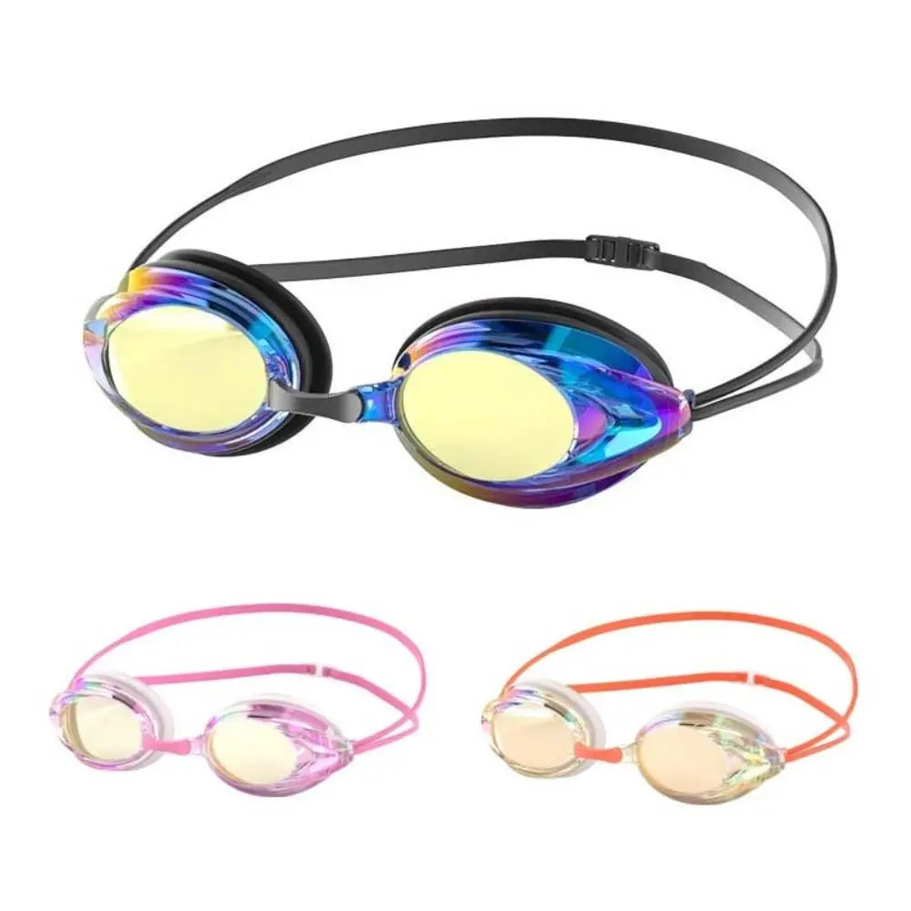 Electroplated Anti-Fog Swim Goggles | Adjustable Adult Eyewear Swim Goggles Axl