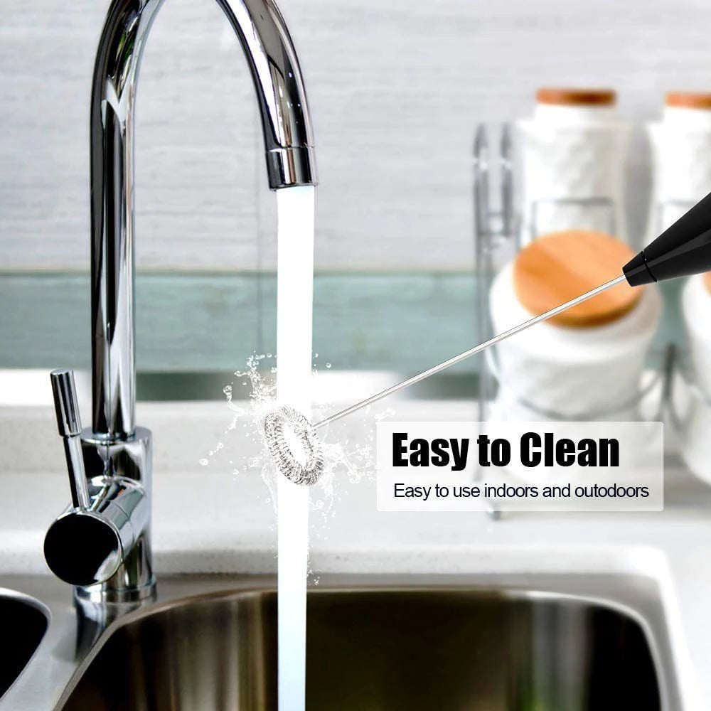 Handheld Electric Milk Frother & Foam Maker with Stand Handheld Milk Frother Axl