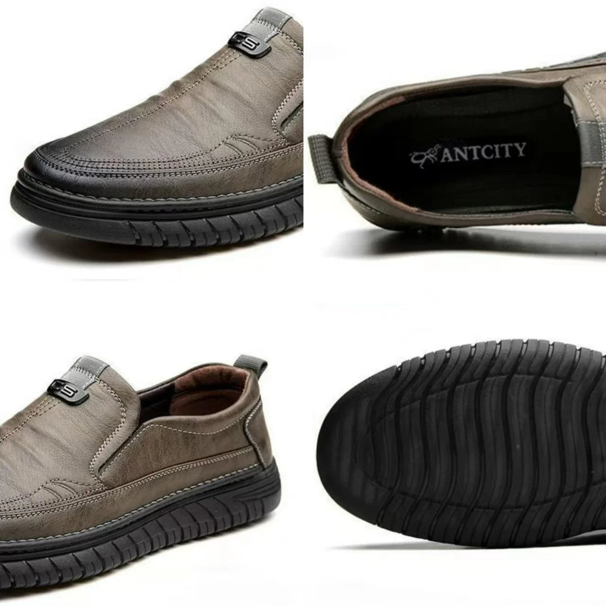 Men's Slip-On Leather Loafers – Lightweight Driving Shoes Men's Loafers Axl