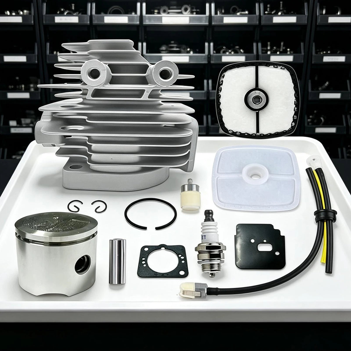 Cylinder & Piston Kit for Echo PAS-225 GT-225 SRM-225 Trimmer Engine Parts Axl