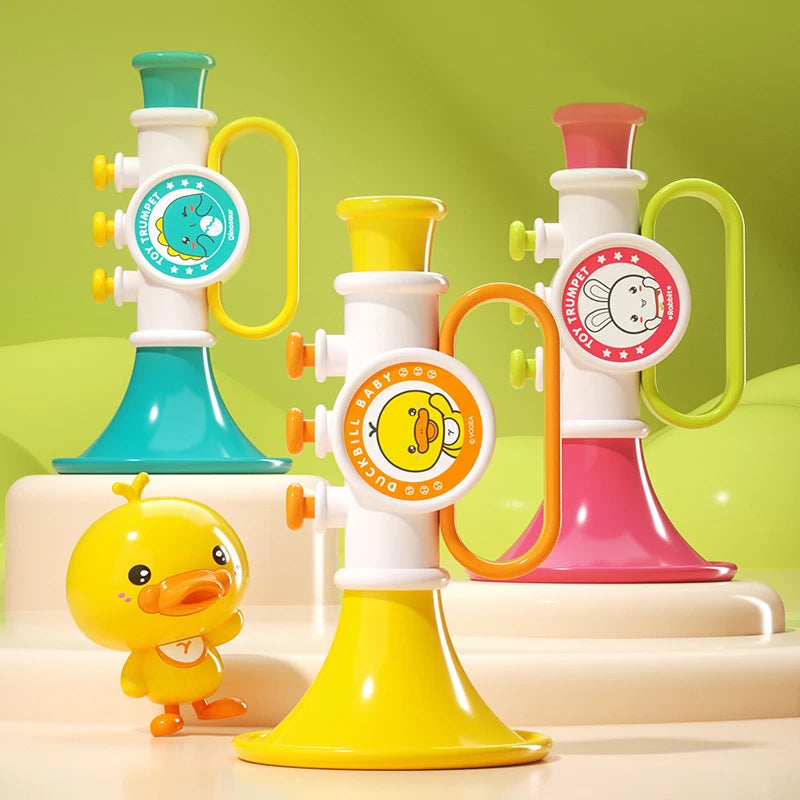 Kids Multicolor Trumpet Whistle Toy | Montessori Music Toy Kids Musical Toy Axl