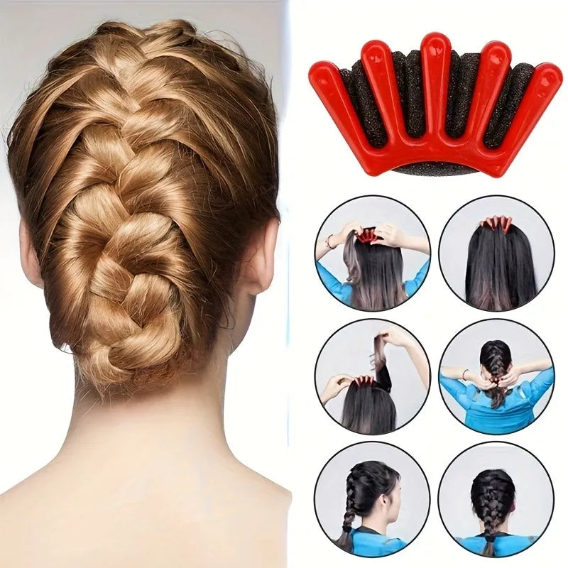 3-Piece Hair Styling Set – Bun Maker & Braiding Tools for Women Hair Styling Set Axl