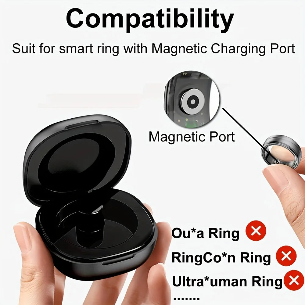 Magnetic Charging Case for Smart Ring R06 R08 R09 R10 R11 Smart Ring Charger Axl