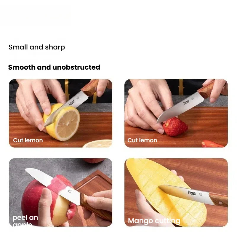 40Cr13 Stainless Steel Paring Knife – Rosewood Handle Fruit Knife Paring Knife Axl