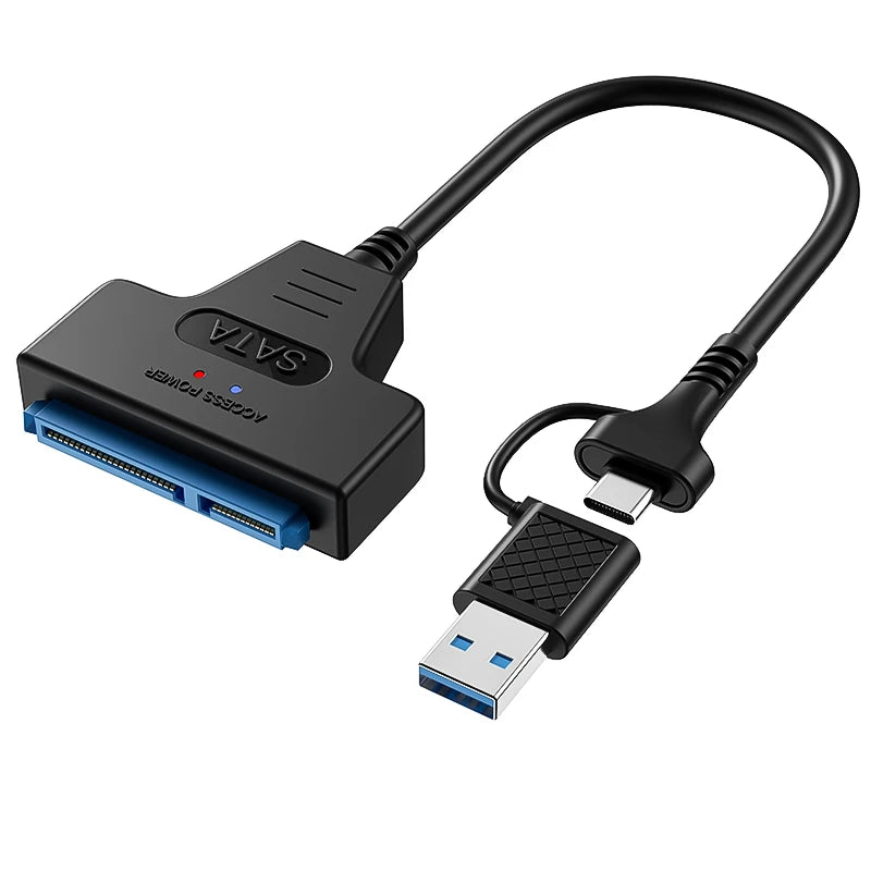 SATA to USB 3.0 Cable Adapter for 2.5" HDD & SSD | UASP HDD SSD Adapter Cable Axl 2 in 1 sata new 0.2M