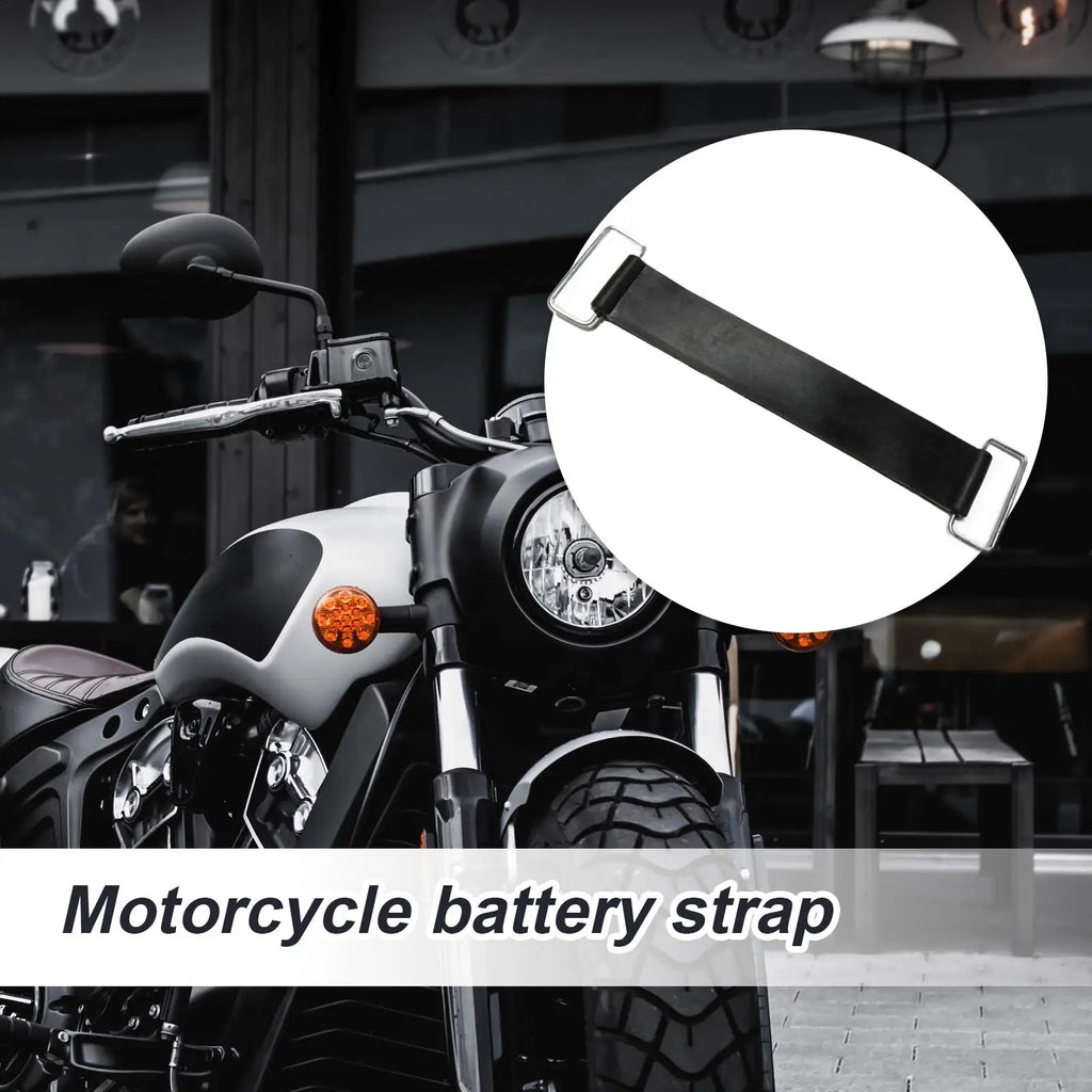 Stretchable Motorcycle Battery Strap – Secure Hold Band Battery Hold-Down Strap Axl