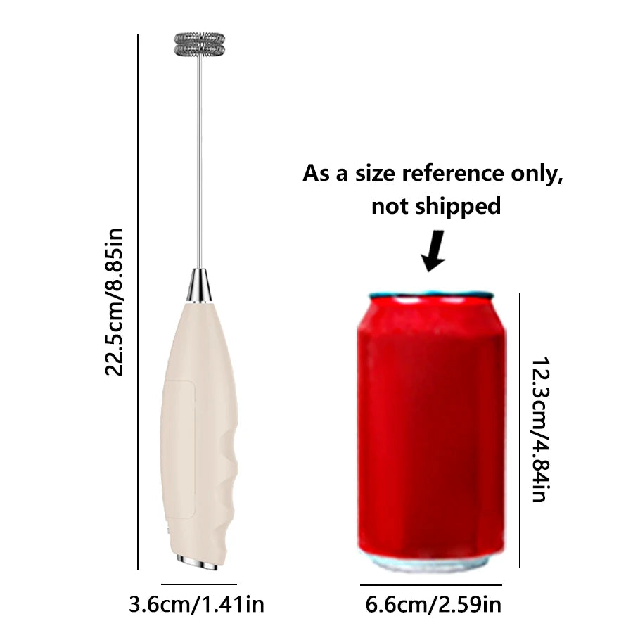 Handheld Milk Frother – Mini Foam Maker for Coffee & Lattes Handheld Milk Frother Axl Khaki