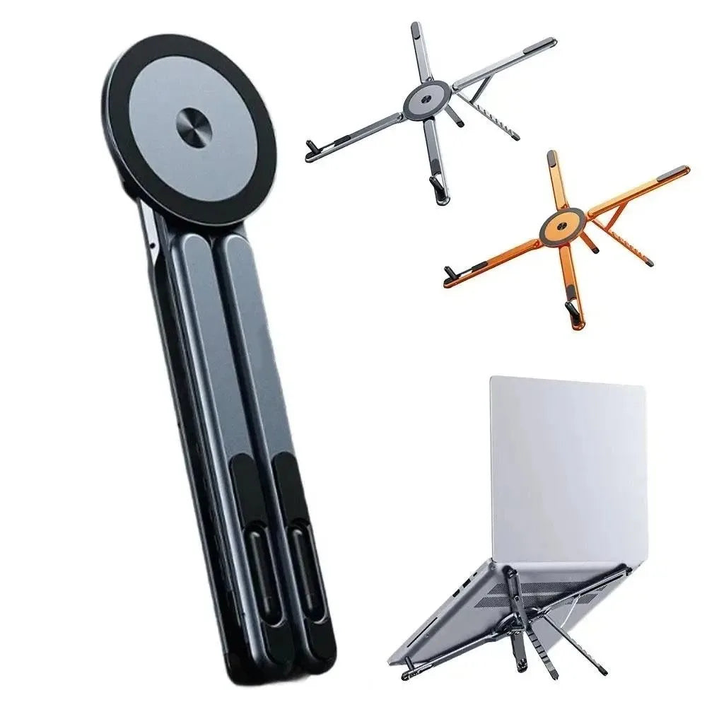 Aluminum Alloy Magnetic Phone & Tablet Stand – Foldable Phone & Tablet Stand Axl