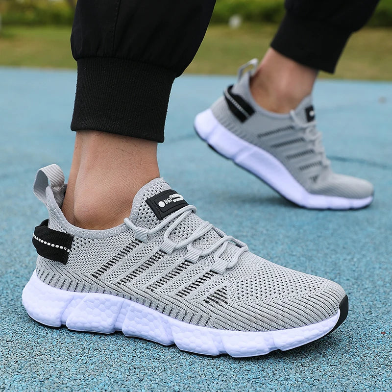 ZULIWAGN Men's Breathable Mesh Running & Walking Shoes Men's Athletic Shoes Axl