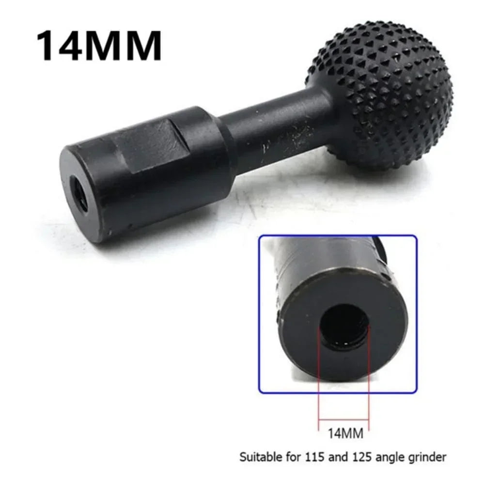 Ball-Shaped Rotary Burr Wood Carving File for Angle Grinder Rotary Carving Burr Axl M 14 China Mainland