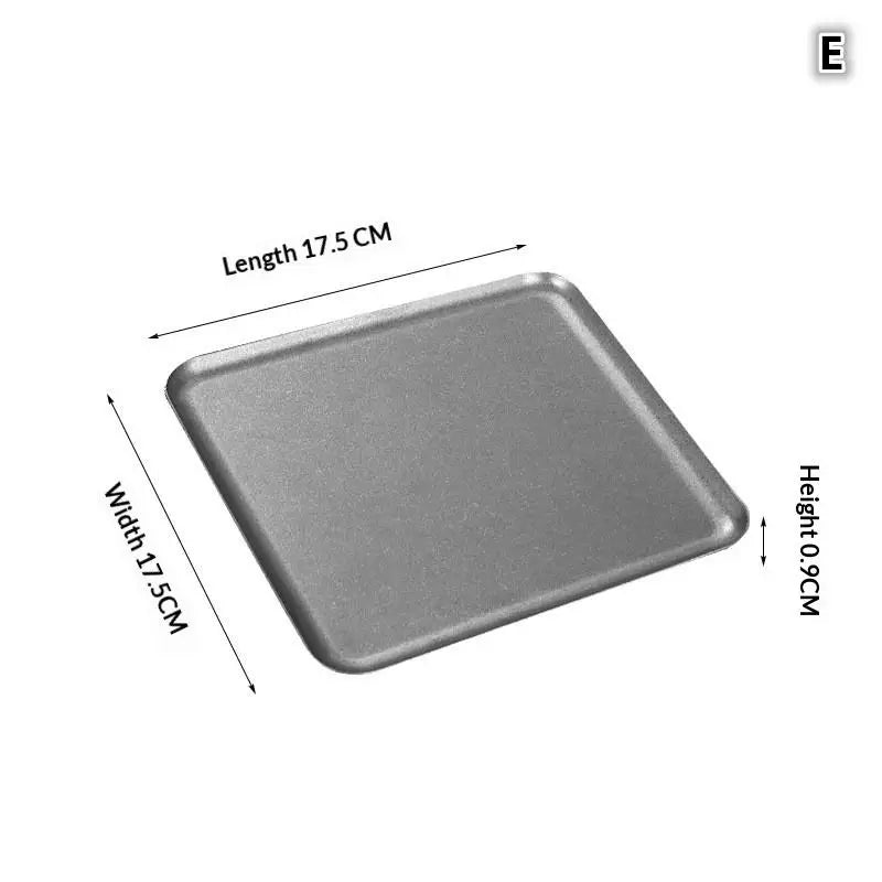 Vintage 304 Stainless Steel Snowflake Square Serving Tray Serving Tray Axl E