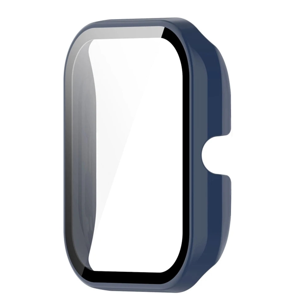 PC Case & Screen Protector for Amazfit GTS 4 Mini Watch Smartwatch Case Axl Midnight Blue