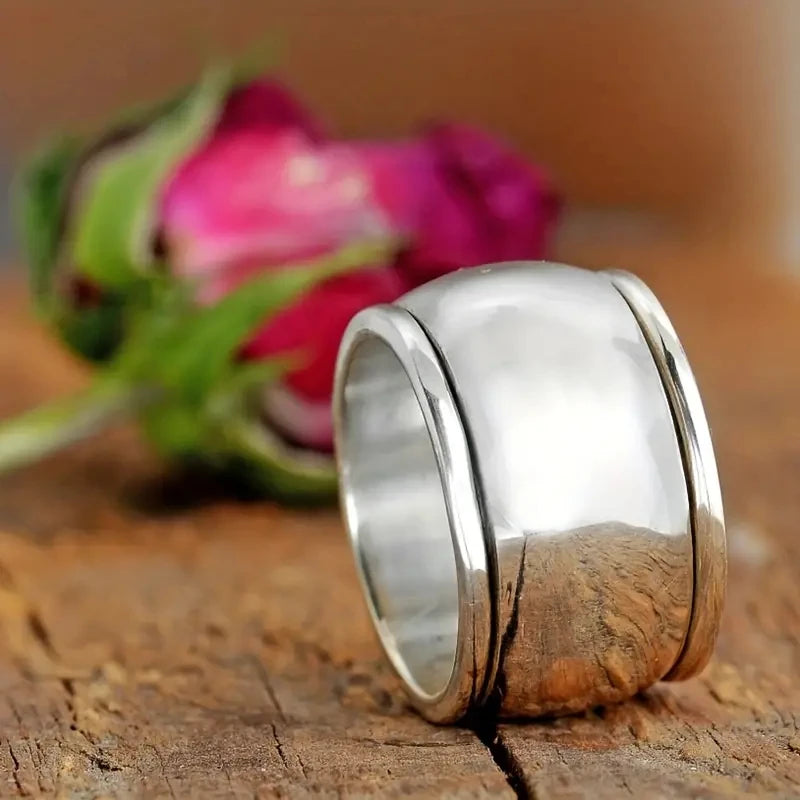 Huitan Couple Wedding Bands – Smooth Metal Fashion Rings Wedding Band Ring Axl Q358 12