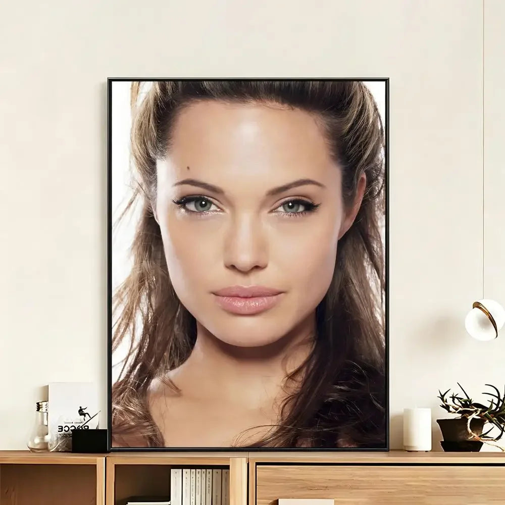 Angelina Jolie HD Poster – Waterproof Sticky Wall Art Décor Wall Art Poster Axl