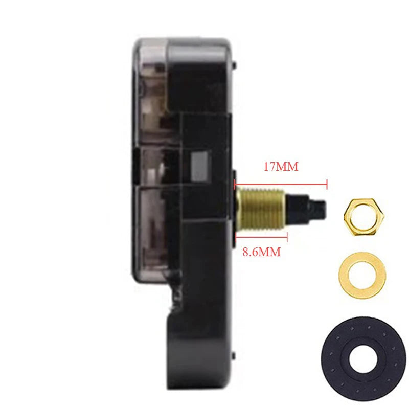 YOUNGTOWN Silent Sweeping Quartz Wall Clock Movement 12888 Clock Movement Axl Shaft Length 17MM
