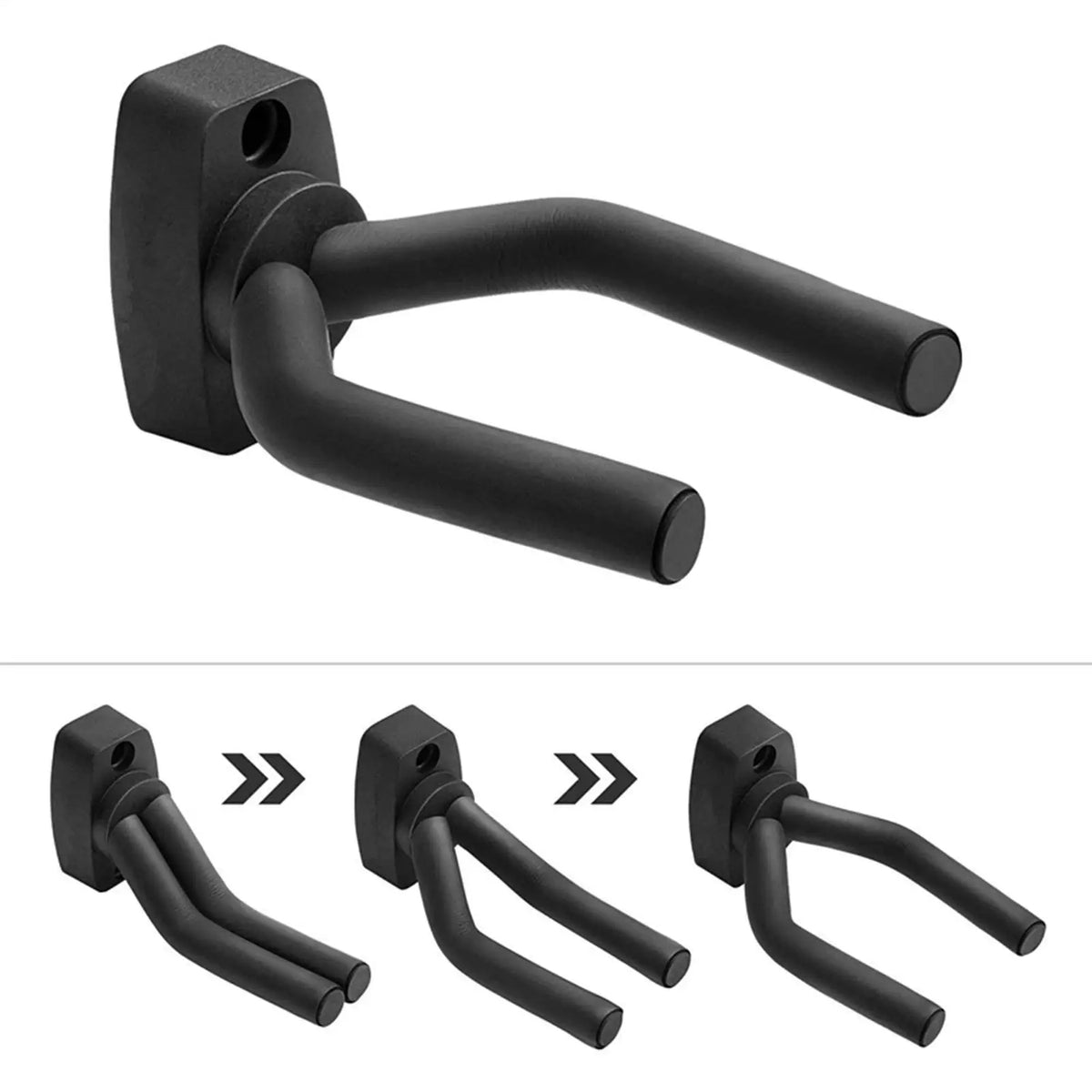 Wall Mount Guitar Hanger Hook – Non-Slip Holder for Guitar & Ukulele Guitar Wall Hanger Axl