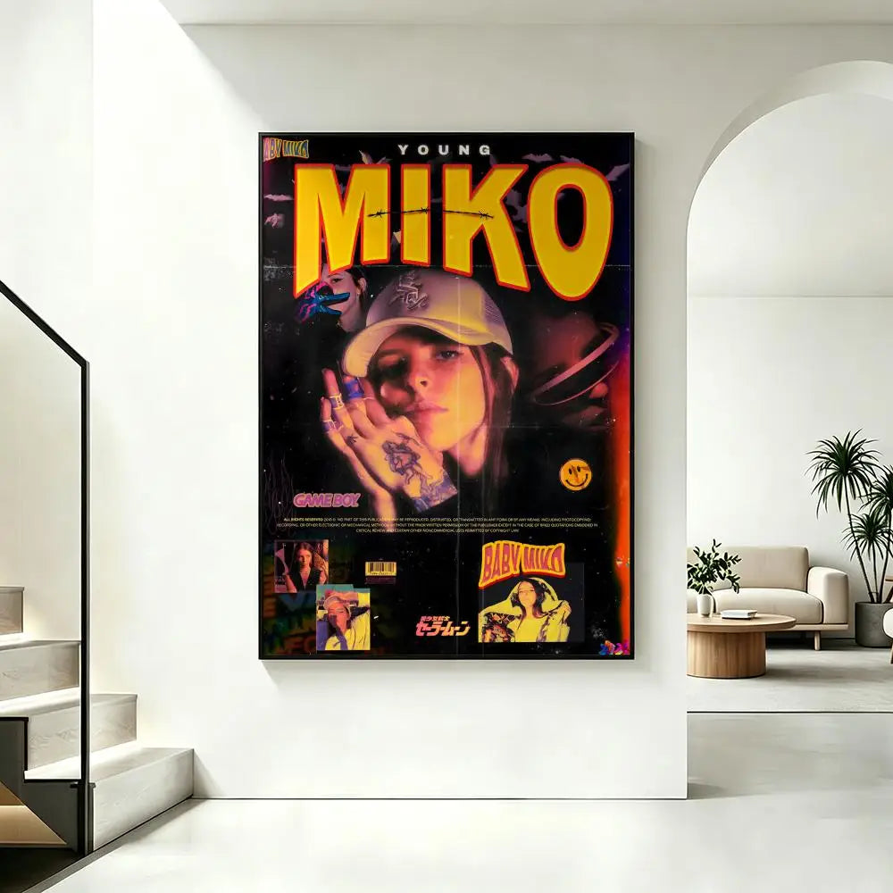 Y-Young M-Miko HD Poster – Aesthetic Wall Art Home Decor Wall Art Poster Axl