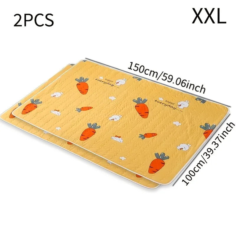 2-Pack Washable Reusable Pet Pads – Cat & Dog Floor Mat Pet Floor Mat Axl 2PCS 100x150cm