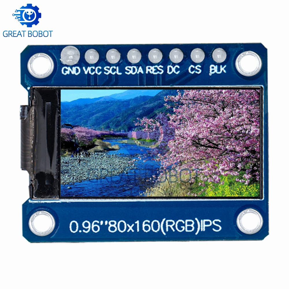 0.96" TFT LCD SPI Display Module ST7735 65K Color for Arduino LCD Display Module Axl