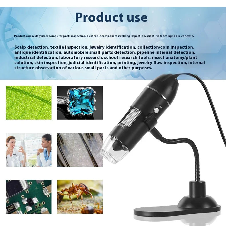 1000X Handheld Digital Microscope – Electronic Magnifying Glass Digital Microscope Axl