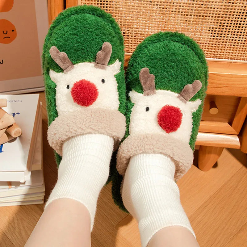 HAJINK Women's Furry Plush Indoor Slippers – Cozy Winter House Shoes Women's Slippers Axl