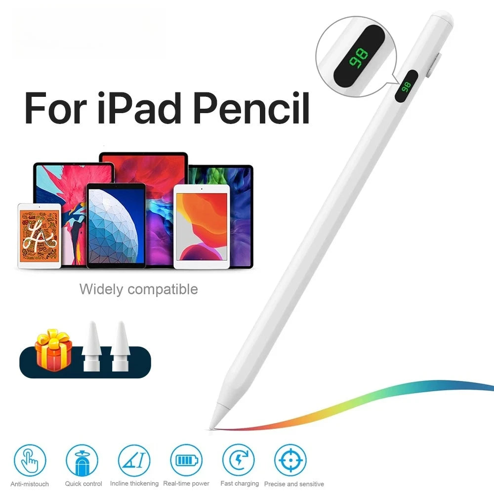 Digital Stylus Pen for iPad – Palm Rejection & Power Display iPad Stylus Pen Axl