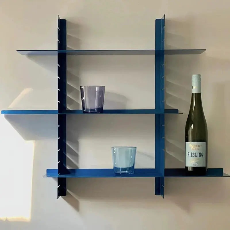 Nordic 3-Tier Floating Wall Shelf – Metal Display Storage Rack Floating Wall Shelf Axl
