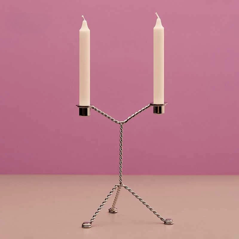 Modern Nordic Metal Candlestick Holder – Elegant Home Décor Candle Holder Axl