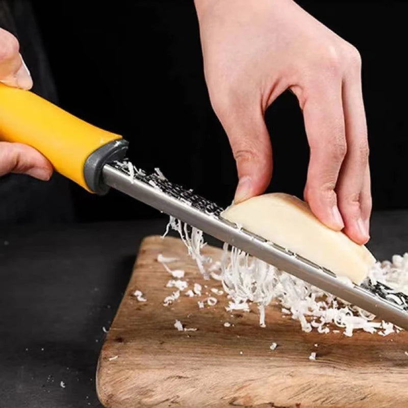 Stainless Steel Cheese & Lemon Grater with Protective Cover Cheese Grater Zester Axl