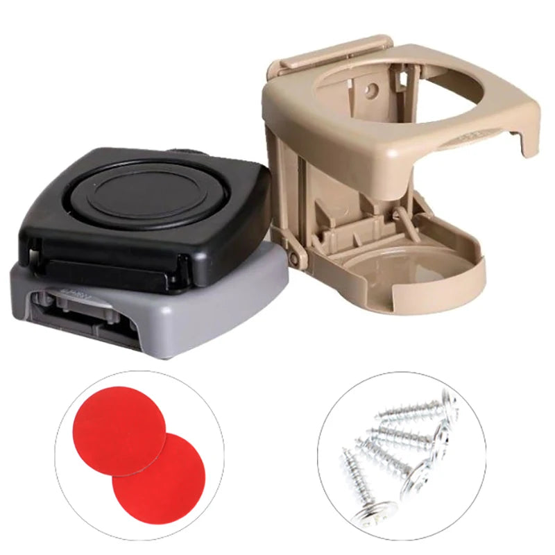 Universal Folding Car Cup Holder – Wall-Mount Drink Stand Car Cup Holder Axl