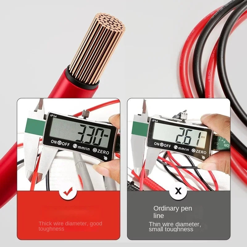 20A 1000V Multimeter Test Lead Probes – Needle Tip Pen Cable Multimeter Test Leads Axl
