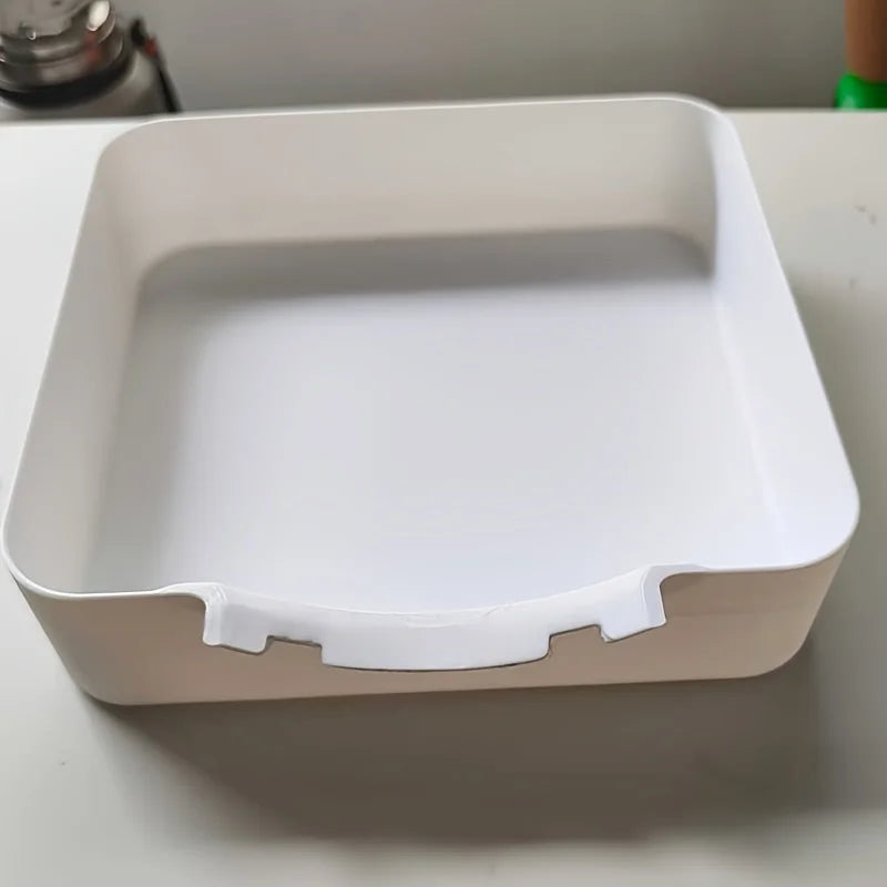 Washing Machine Drain Hose Drip Tray – Leak & Dirt Guard Appliance Drip Tray Axl White-1pc