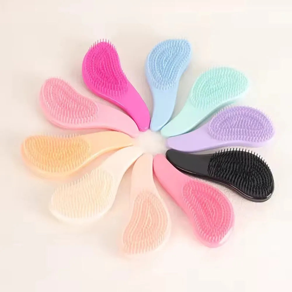 Anti-Static Massage Hair Brush – Dry & Wet Detangling Comb Massage Hair Brush Axl