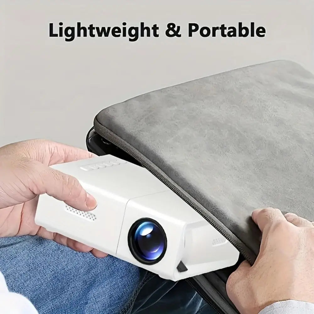 DITIPOO 1080P Mini Projector – Built-in Speaker & Remote Mini Projector Axl