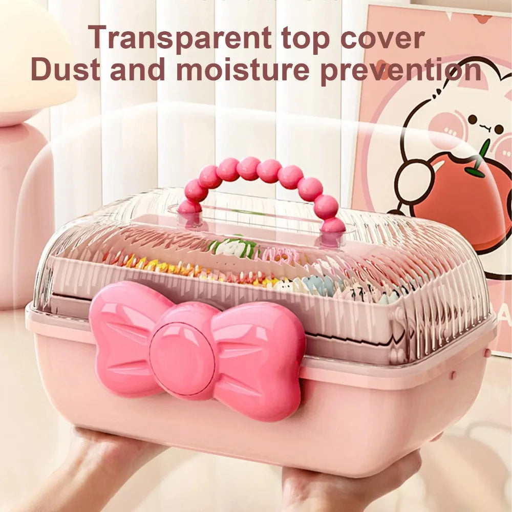 Girls Multi-Layer Jewelry & Hair Accessories Storage Box Accessories Storage Box Axl