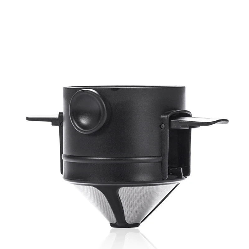 Reusable Stainless Steel Drip Coffee Filter & Tea Infuser Drip Coffee Filter Axl Black Coffee filter