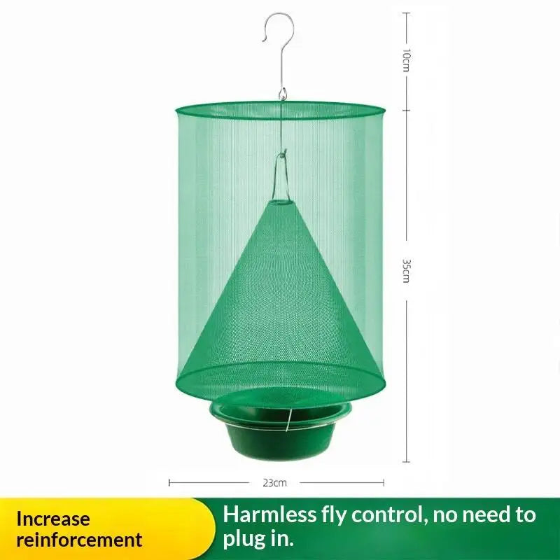 Hanging Fly Trap – Green Mesh Net for Garden, Farm & Patio Outdoor Fly Trap Axl