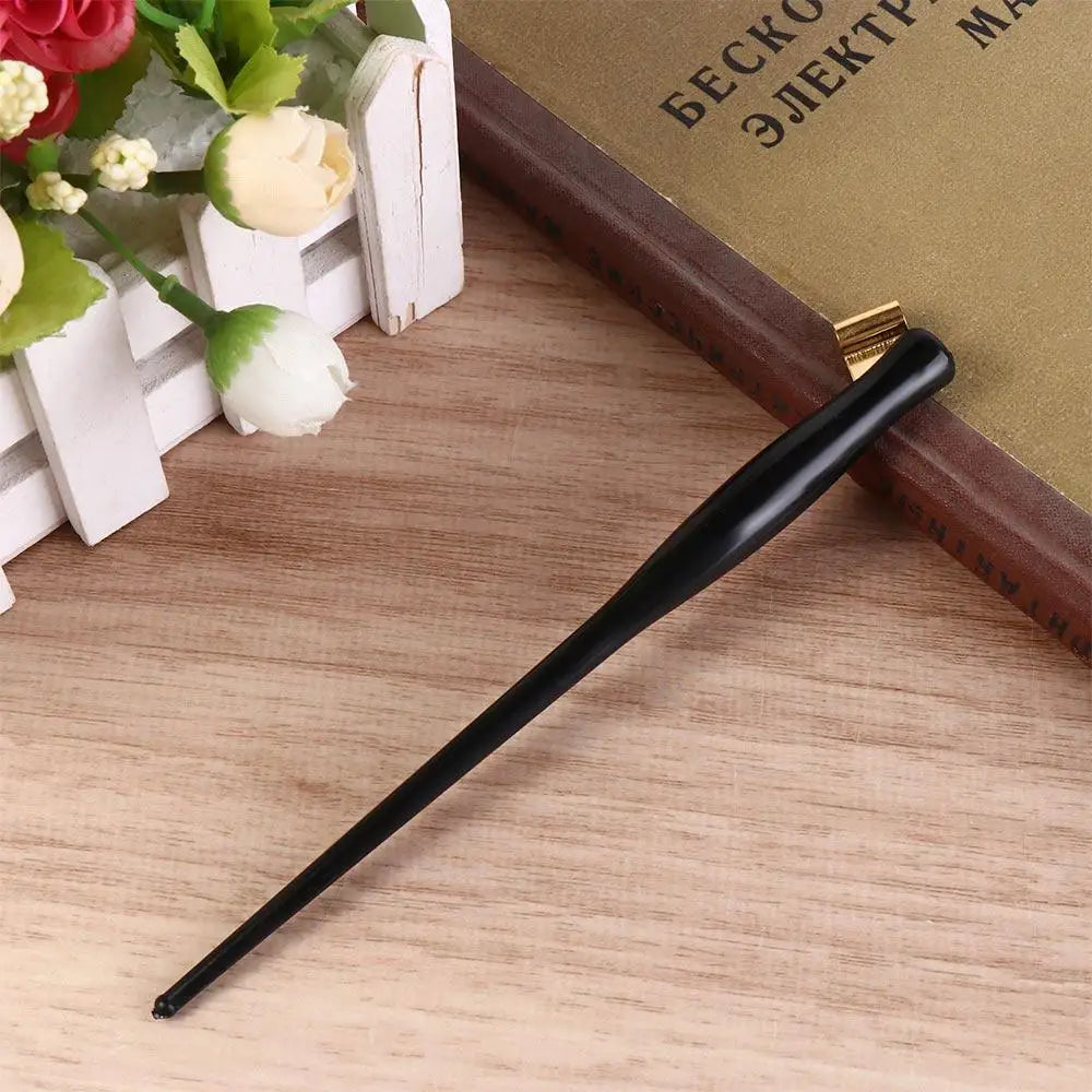 Oblique Dip Pen Holder – Antique Resin Copperplate Calligraphy Calligraphy Pen Holder Axl