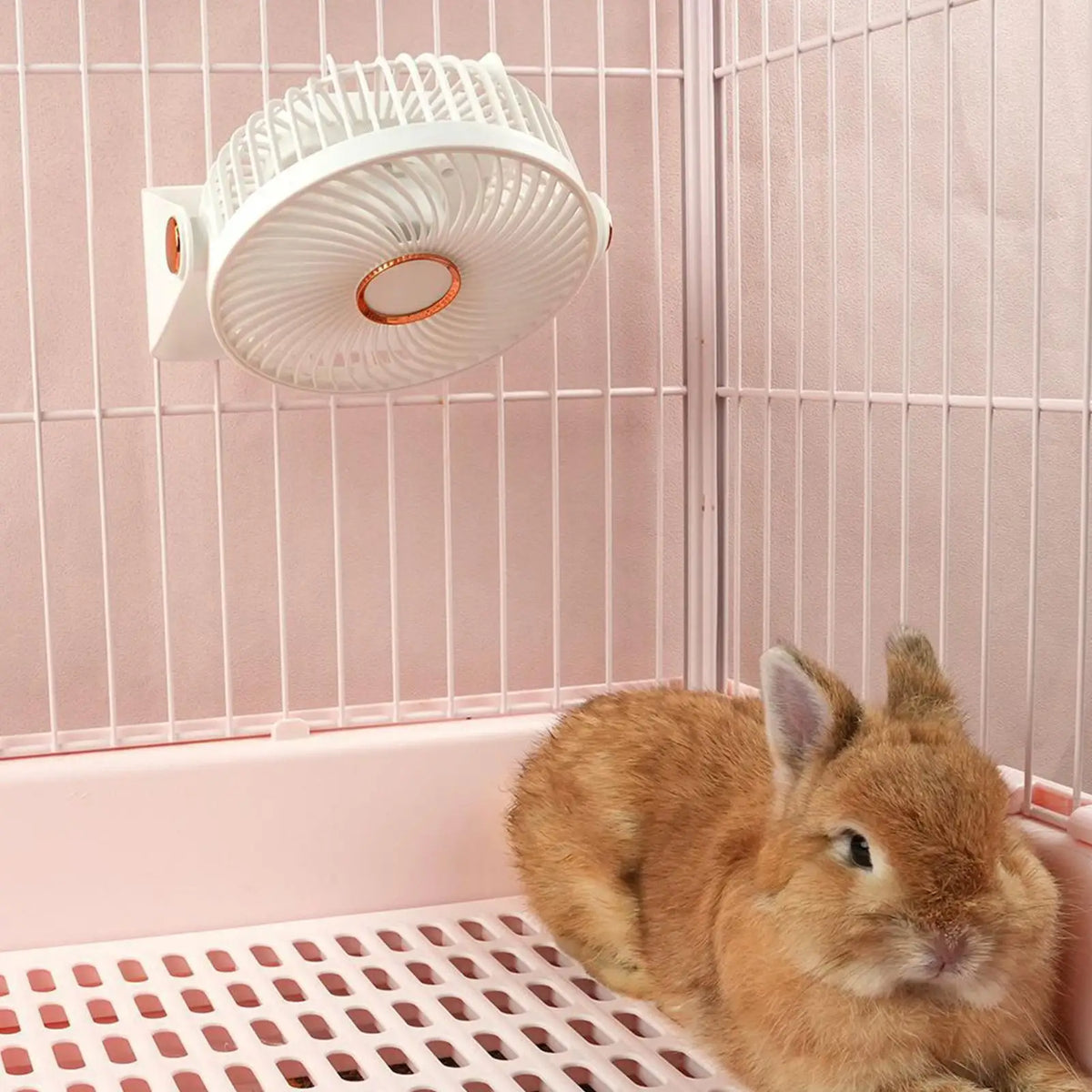 USB Pet Cage Fan – Clip-On Cooling for Small Animals Pet Cage Fan Axl