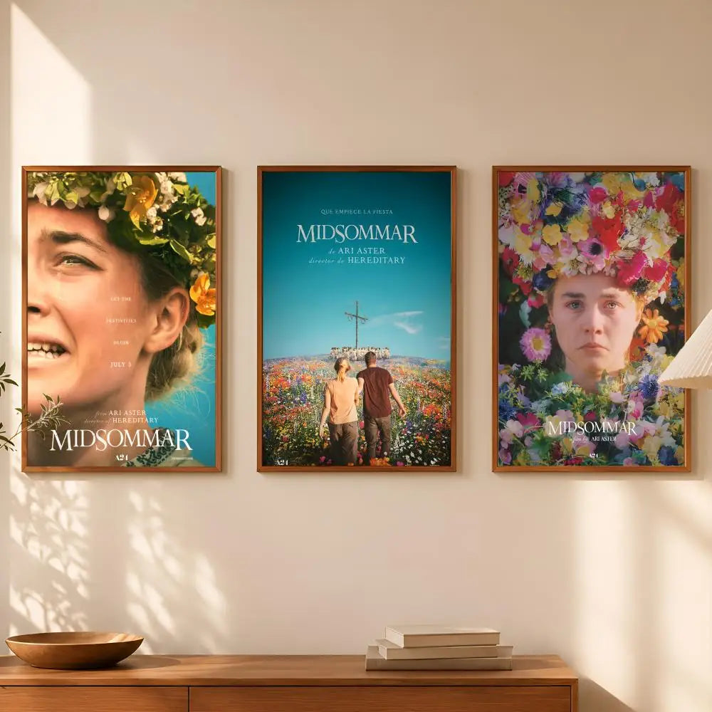 Midsommar Movie Poster Self-Stick HD PVC Waterproof Wall Art Wall Art Poster Axl