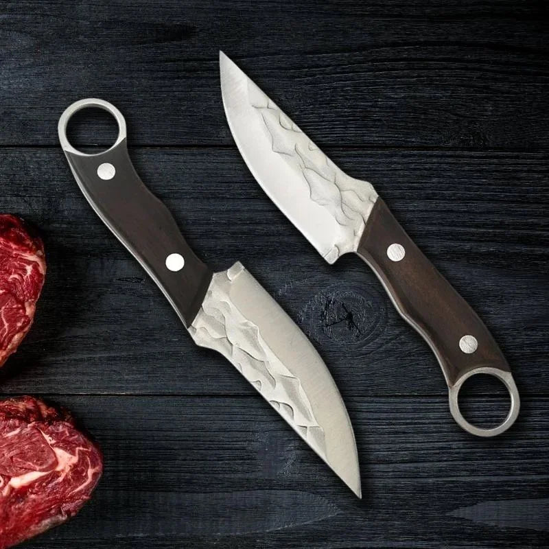 Hand Forged High Carbon Steel Chef Knife with Sheath Chef Knife Axl