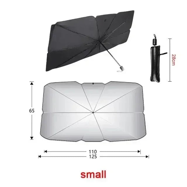Foldable Car Windshield Sun Shade Umbrella | UV Protection Car Sun Shade Axl 1PCS 125 65