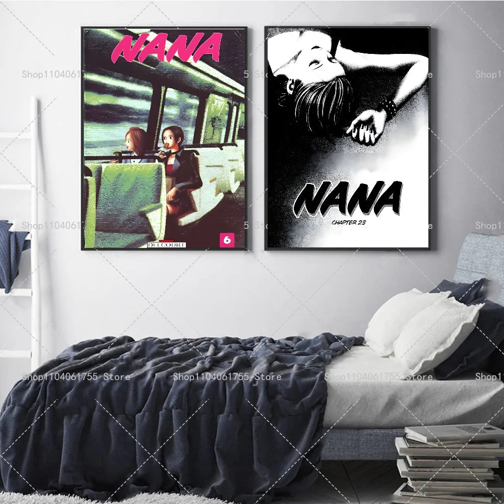Classic Anime NANA Wall Poster – Self-Adhesive Waterproof Sticker Wall Art Poster Axl