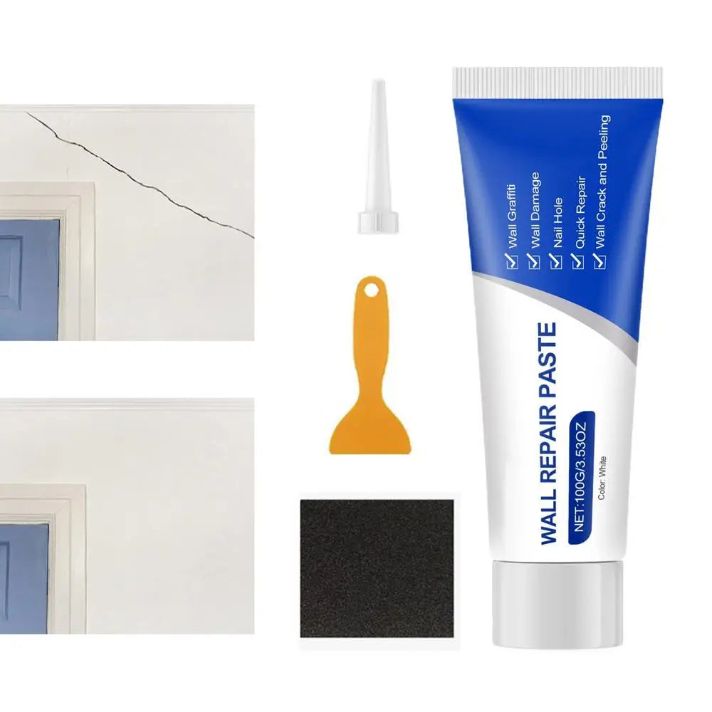 Wall Hole Repair Kit – Drywall Patch Putty & Scraper Set Wall Repair Kit Axl 100g