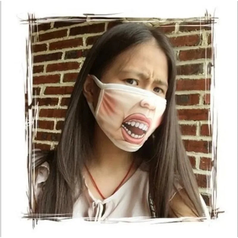 3D Puppy Face Mask – Soft Cotton Funny Unisex Animal Mouth Mask Animal Face Mask Axl