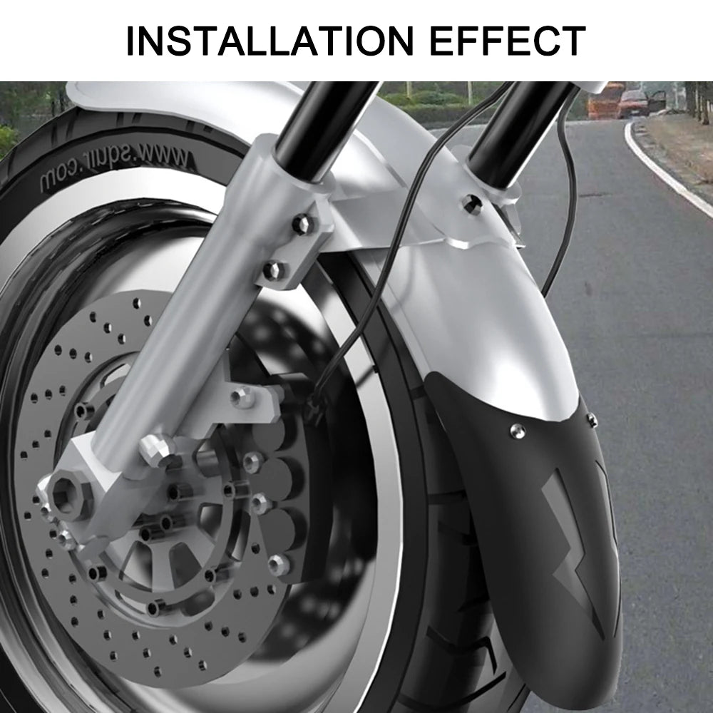 Universal Motorcycle Mudguard – Front & Rear Fender Extension Motorcycle Fender Axl