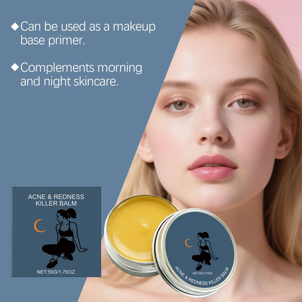 6-in-1 Face Balm Cream – Oil Control, Pores & Glow 50g Face Moisturizer Cream Axl