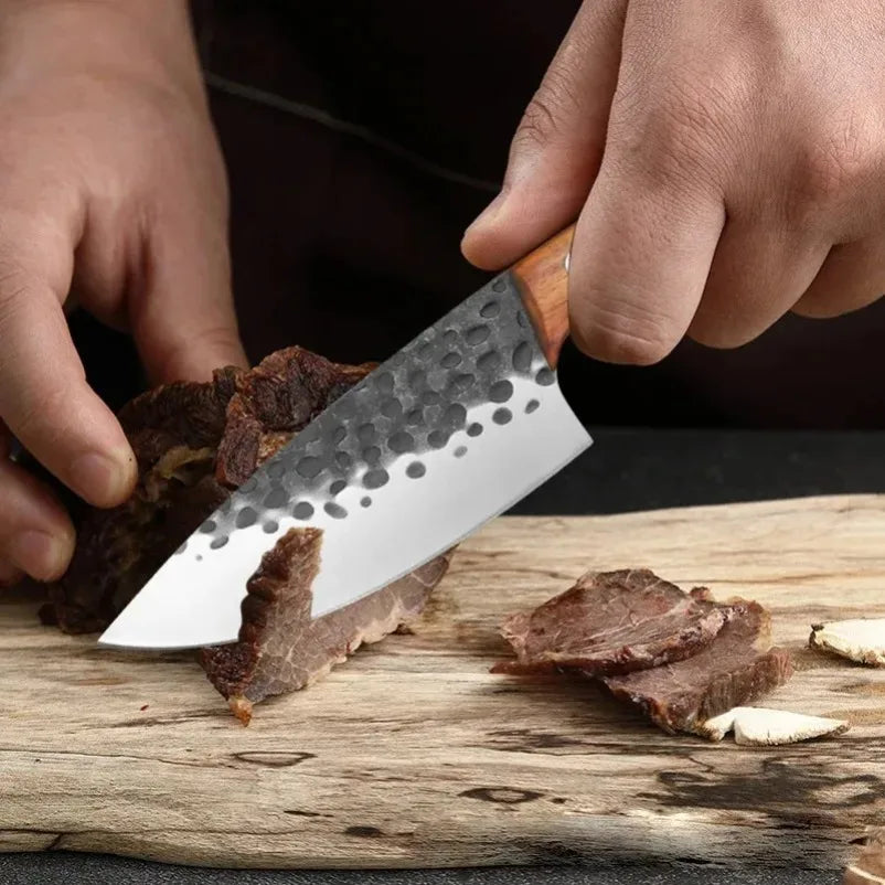 Hand Forged Kitchen Knife – Cleaver, Boning & Slicing Blade Kitchen Knife Axl